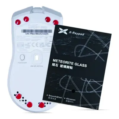 X-Raypad Meteorite Glass Skates - Kırmızı