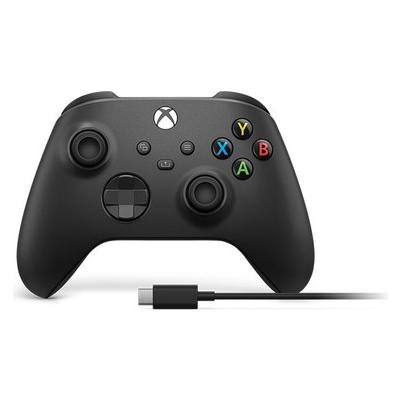 XBOX CORE KABLOSUZ OYUN KUMANDASI + USB-C KABLOSU – KARBON SİYAHI 9.NESİL