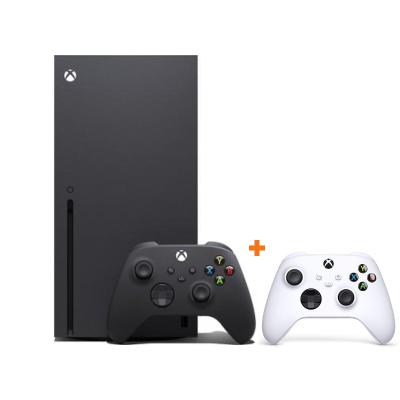 Xbox Series X Siyah 1 TB SSD Oyun Konsolu (ithalatçı Garantili) + Xbox Series 9. Nesil Beyaz 2.Kol