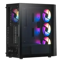 XPG Lander 500 650W 80+ White Rainbow Siyah Mid Tower Kasa