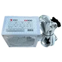 Zoko ZK600 600w 12 Cm Fanlı Beyaz Güç Kaynağı