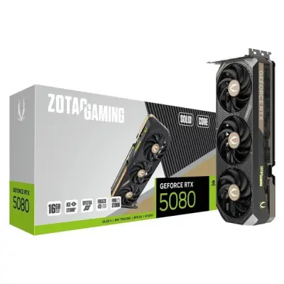 ZOTAC GeForce RTX 5080 GAMING SOLID CORE 16GB GDDR7 256Bit DLSS 4 Ekran Kartı