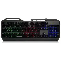 EVEREST RAMPAGE KB-R73 GRİ/SİYAH USB AYDINLATMALI METAL KASA Q GAMİNG KLAVYE