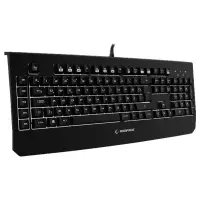 RAMPAGE KB-R12 TURRET SİYAH USB BEYAZ AYDINLATMALI MAKROLU Q MEKANİK GAMİNG KLAVYE